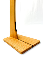 Red Oak Wooden Guitar Stand - Handcrafted Solid Wood Floor Stand