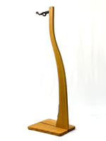 Red Oak Wooden Guitar Stand - Handcrafted Solid Wood Floor Stand
