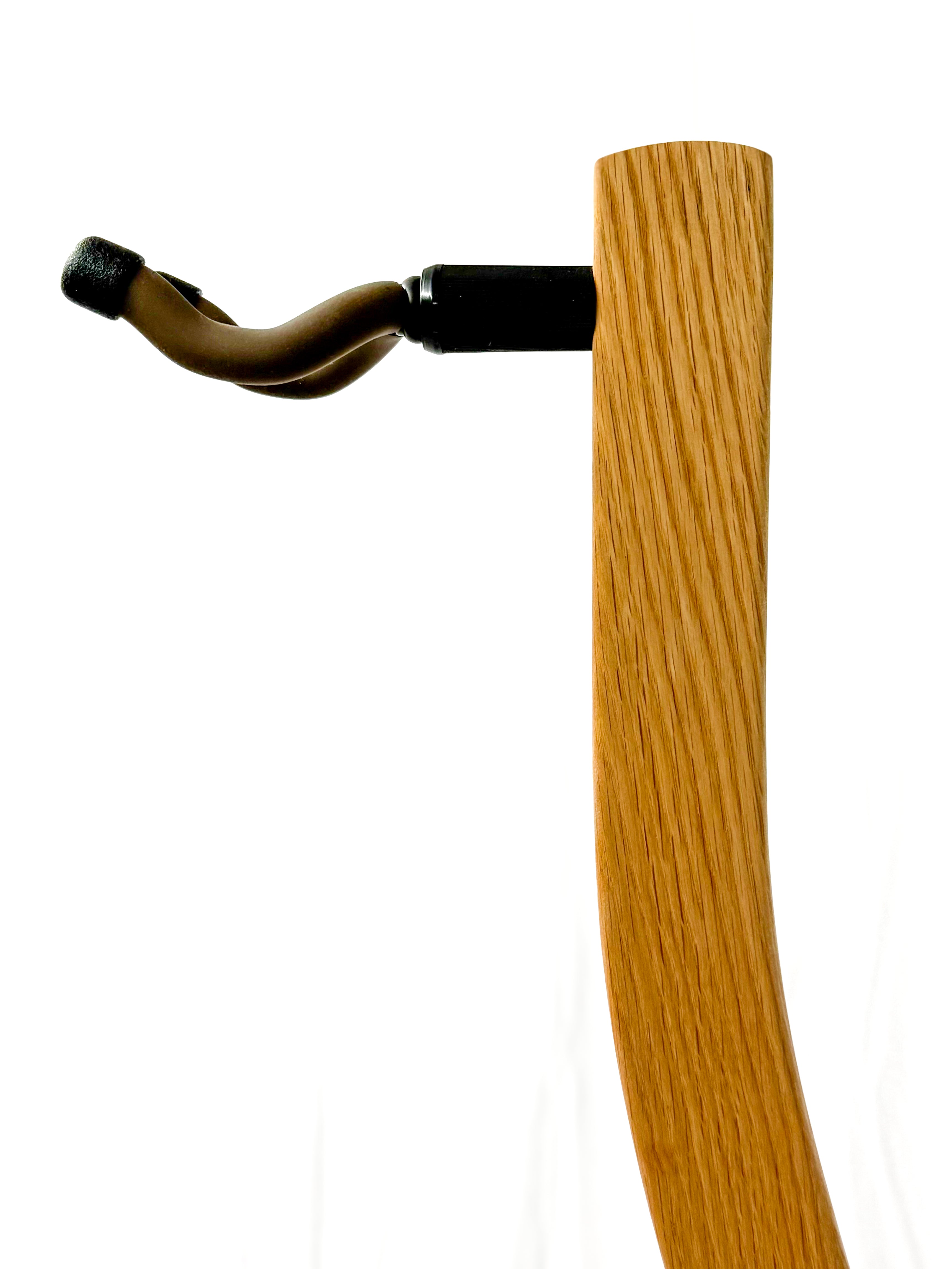 Red Oak Wooden Guitar Stand - Handcrafted Solid Wood Floor Stand