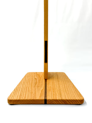 Red Oak Wooden Guitar Stand - Handcrafted Solid Wood Floor Stand