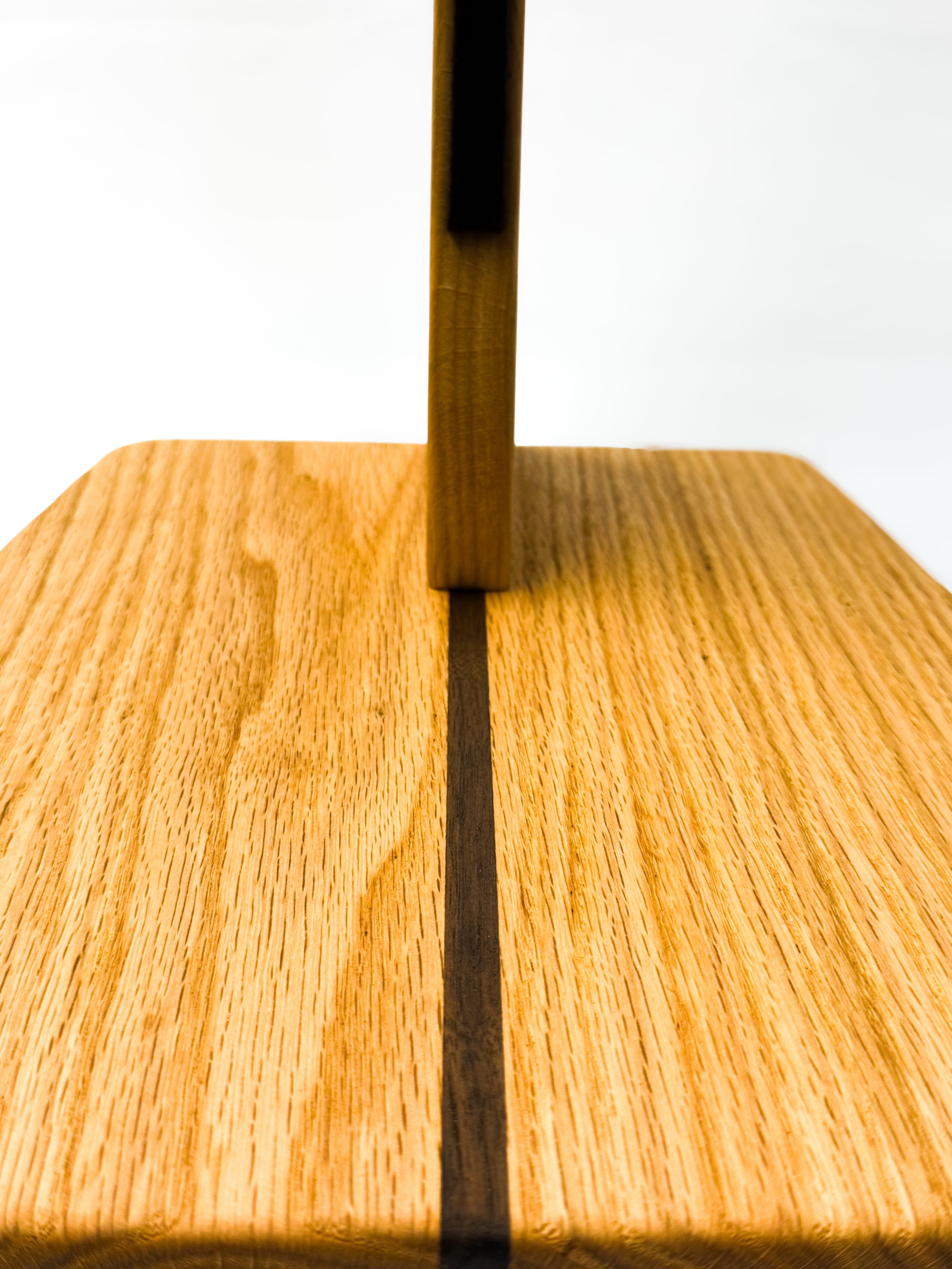 Red Oak Wooden Guitar Stand - Handcrafted Solid Wood Floor Stand