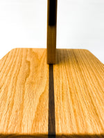 Red Oak Wooden Guitar Stand - Handcrafted Solid Wood Floor Stand