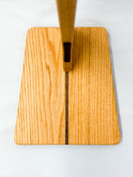Red Oak Wooden Guitar Stand - Handcrafted Solid Wood Floor Stand