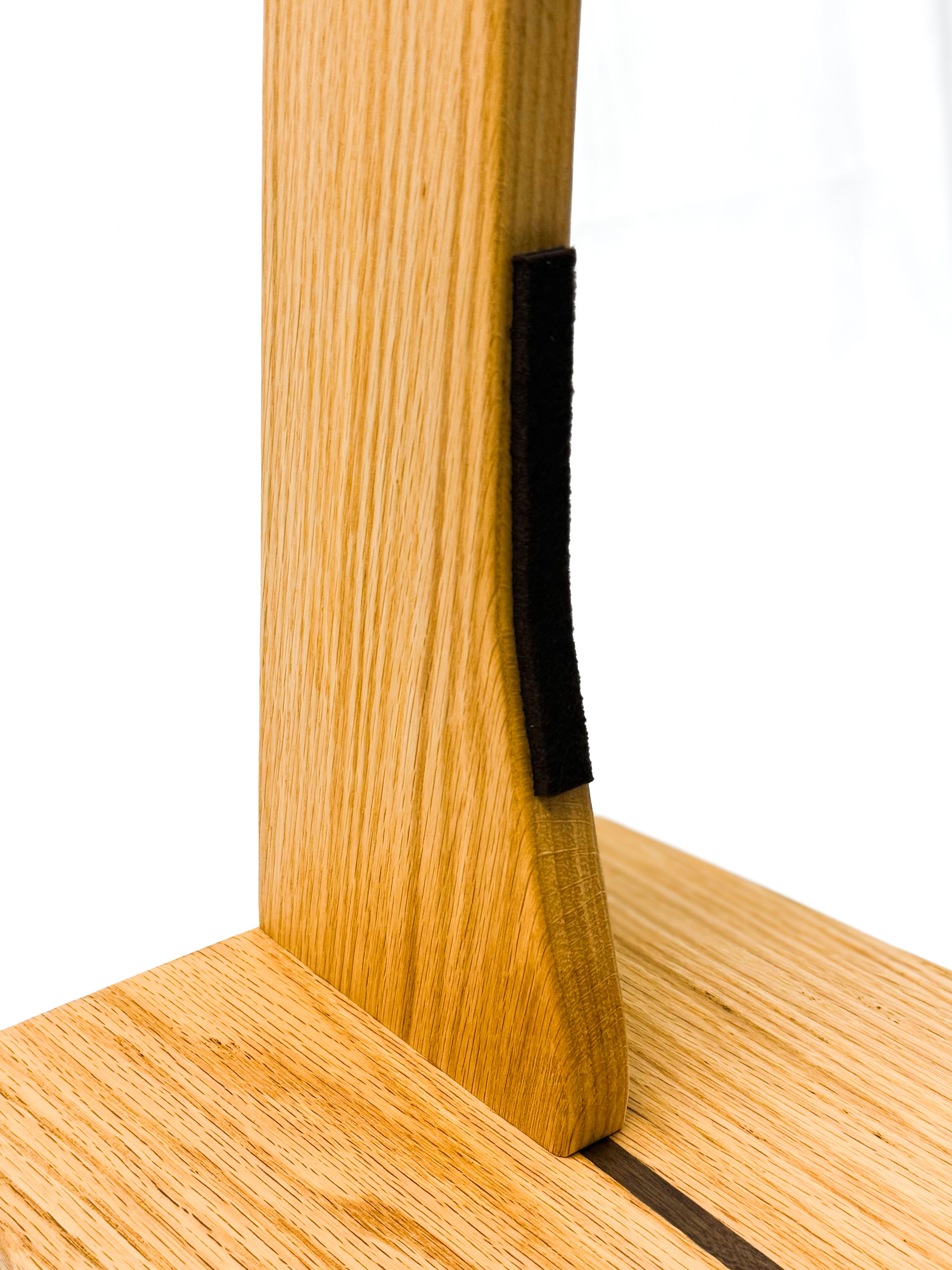 Red Oak Wooden Guitar Stand - Handcrafted Solid Wood Floor Stand