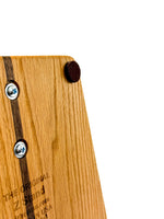 Red Oak Wooden Guitar Stand - Handcrafted Solid Wood Floor Stand