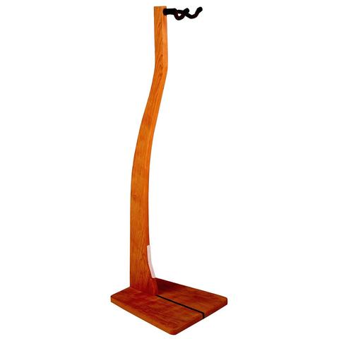 Cherry Wooden Guitar Stand - Handcrafted Solid Wood Floor Stand
