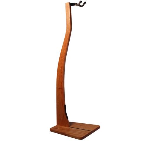 Mahogany Wooden Guitar Stand - Handcrafted Solid Wood Floor Stand