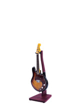 Zither Purple Heart Mandolin Stand